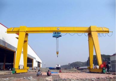 Factory Framleiðsla 10 Ton Electric Hoist Single Girder Gantry Crane